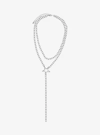 Social Collision® Star Chain Lariat Necklace