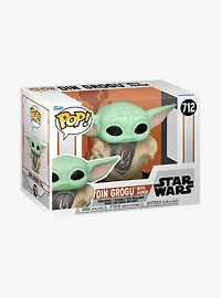 Funko Pop! Star Wars The Mandalorian Din Grogu with Armor Vinyl Figure