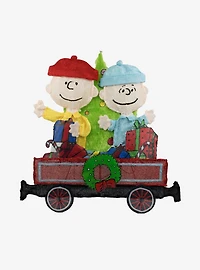Peanuts Train Set Yard Decor