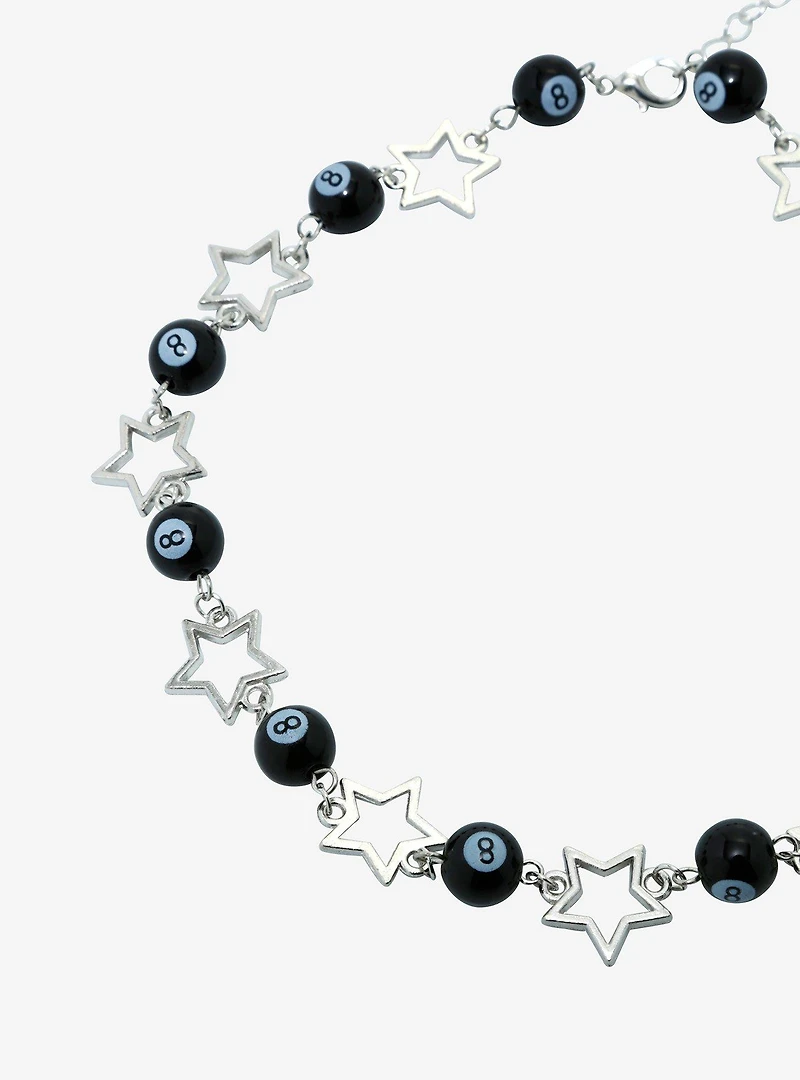 Social Collision® 8 Ball Star Choker
