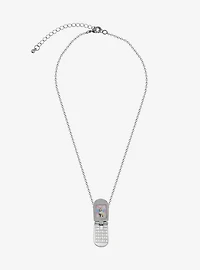 Sweet Society Cat Flip Phone Pendant Necklace