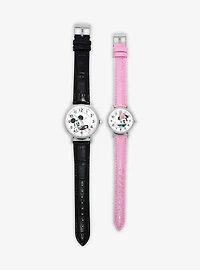 Disney Mickey Mouse & Minnie Mouse Watch Set