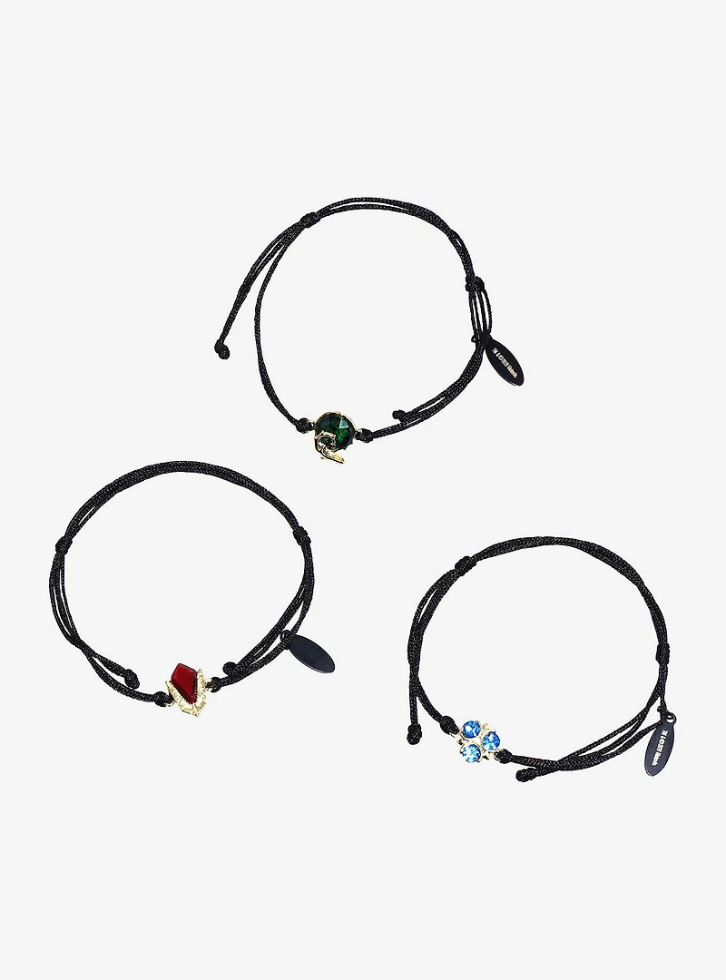 The Legend Of Zelda Spiritual Stones Cord Bracelet Set