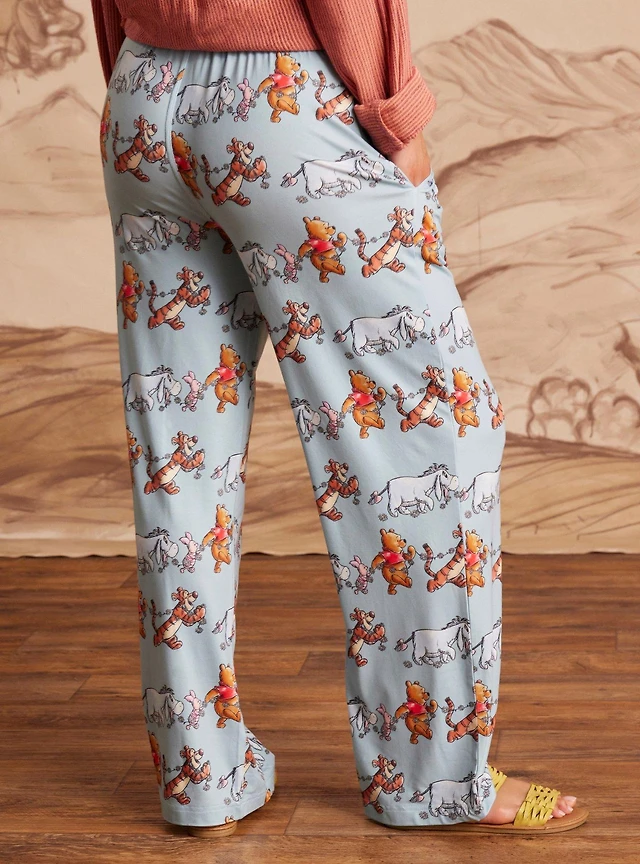 Disney Winnie the Pooh and Friends Marching Allover Print Sleep Pants — BoxLunch Exclusive
