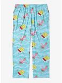 SpongeBob SquarePants Patrick and Allover Print Women's Plus Sleep Pants — BoxLunch Exclusive