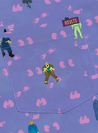 RSVLTS x Scooby-Doo! "Scoob, Run!" Button-Up Shirt