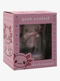 Pink Axolotl Car Dash Dancer