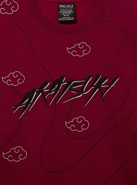 Naruto Shippuden Akatsuki Clouds Patterned Crewneck - BoxLunch Exclusive
