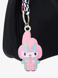 Sanrio My Melody Racing Suit Wristlet Strap Keychain