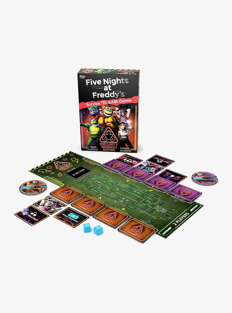Funko Games Five Nights at Freddy's Survive 'Til 6AM Game: Security Breach Edition
