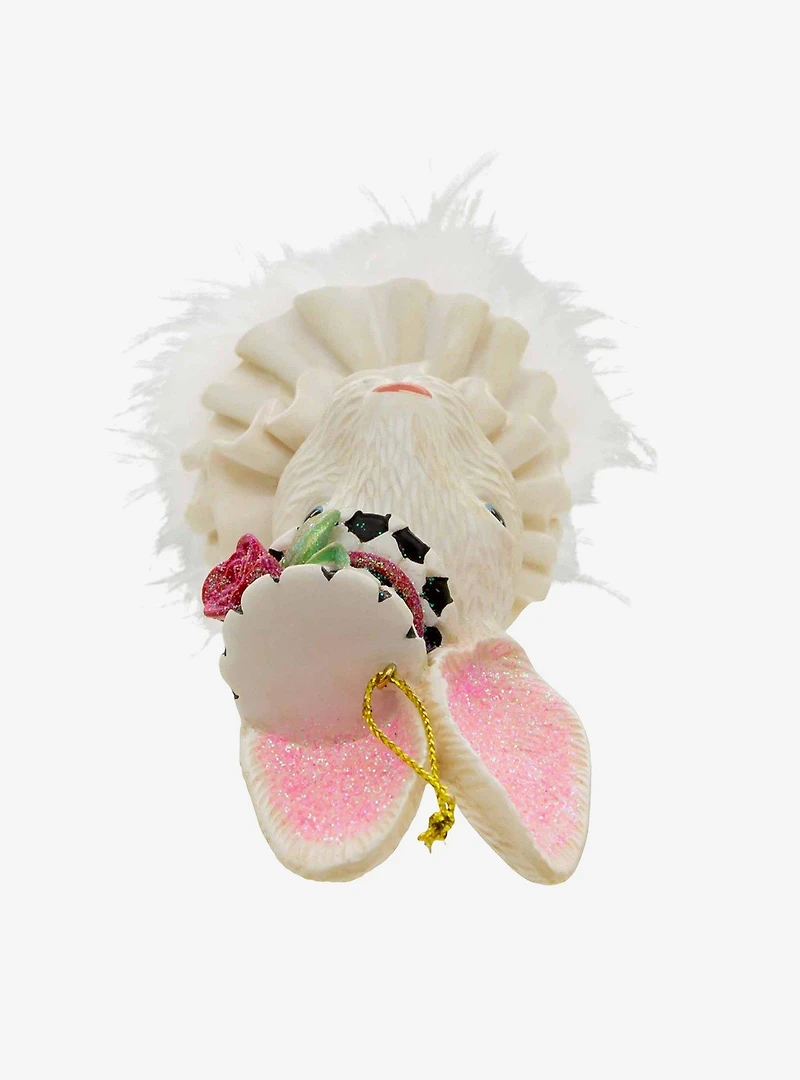 Disney Alice in Wonderland Rabbit Resin Ornament