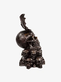 Bat On Skull Figure