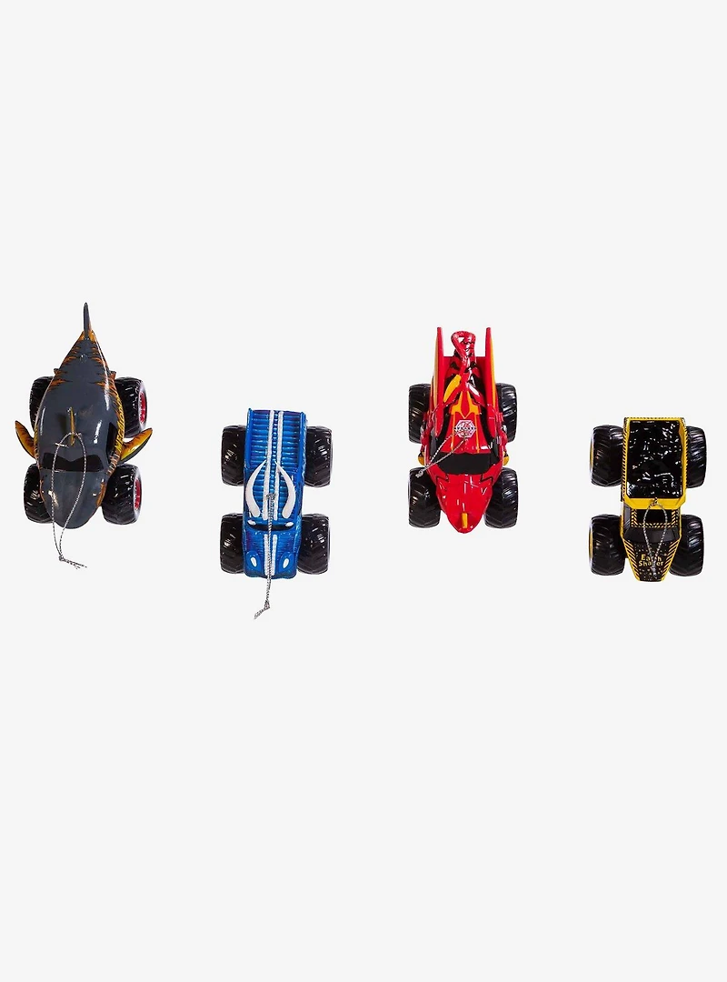 Monster Jam Ornament Set