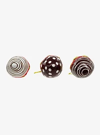 Chocolate Strawberry Noble Gems Glass Ornaments