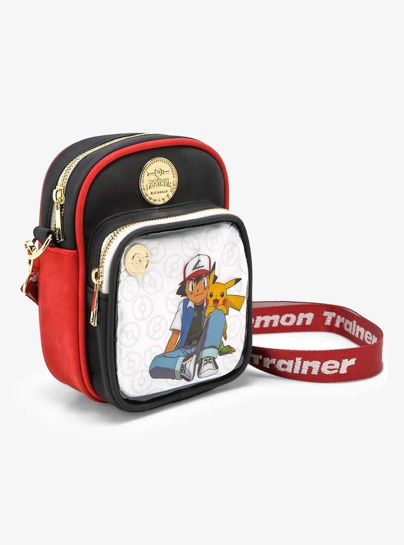 Pokémon Ash & Pikachu Pin Display Crossbody Bag - BoxLunch Exclusive