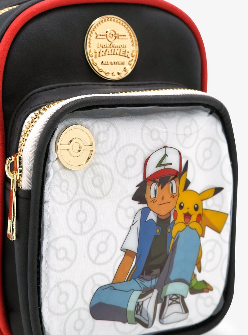 Pokémon Ash & Pikachu Pin Display Crossbody Bag - BoxLunch Exclusive