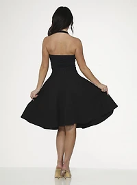 Black Hot Pink Poodle Skirt