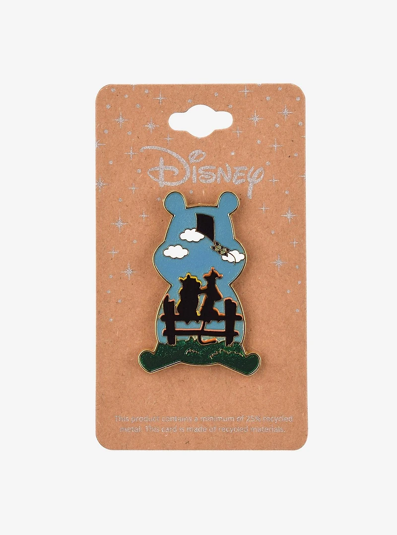 Disney Winnie the Pooh Silhouette Tigger Kite Enamel Pin — BoxLunch Exclusive