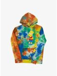 The Simpsons Bart Squishee Face Tie-Dye Hoodie & Jogger Sweatpants Set
