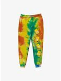 The Simpsons Bart Squishee Face Tie-Dye Hoodie & Jogger Sweatpants Set