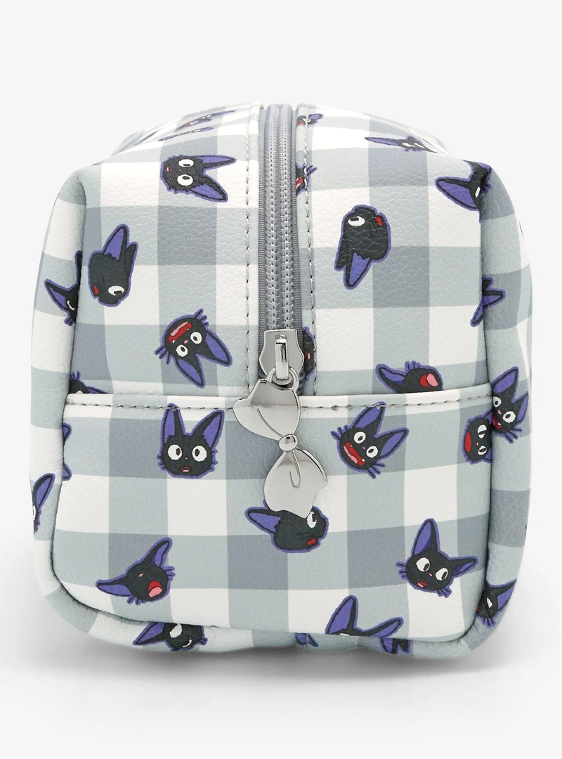 Studio Ghibli Kiki's Delivery Service Jiji Gingham Makeup Bag