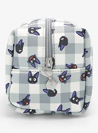 Studio Ghibli Kiki's Delivery Service Jiji Gingham Makeup Bag