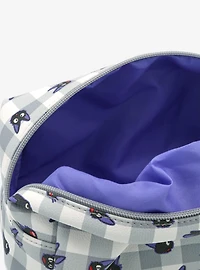 Studio Ghibli Kiki's Delivery Service Jiji Gingham Makeup Bag