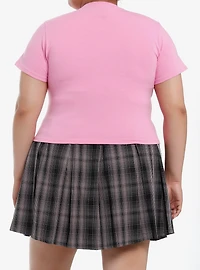 Sweet Society Roaring Tiger Pink Girls Baby T-Shirt Plus Size