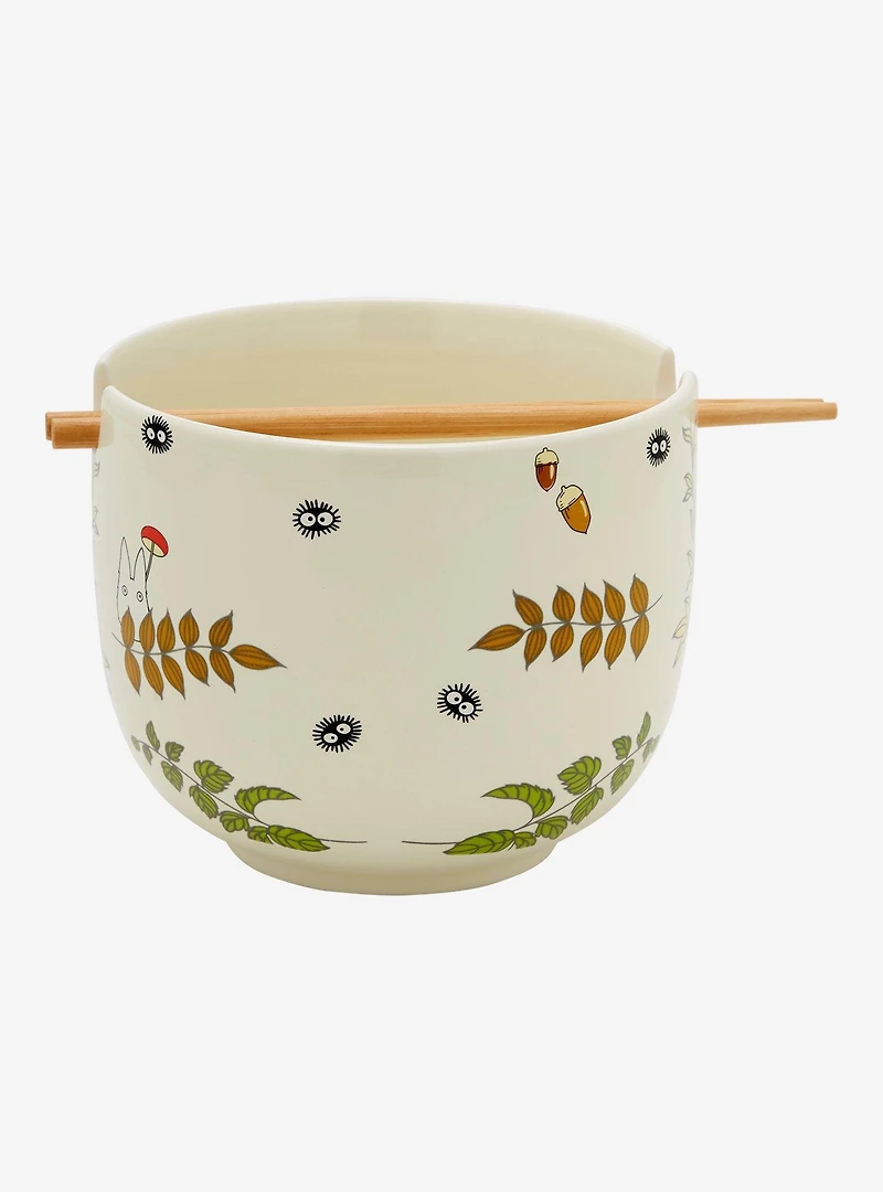 Studio Ghibli My Neighbor Totoro Umbrella Totoro Ramen Bowl with Chopsticks - BoxLunch Exclusive