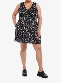 Thorn & Fable Butterfly Floral Lace Babydoll Dress Plus Size