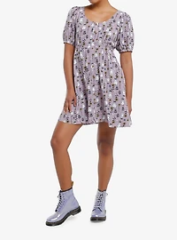 Thorn & Fable Ghost Sunflower Babydoll Dress