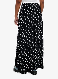 Thorn & Fable Black & White Ghost Maxi Skirt
