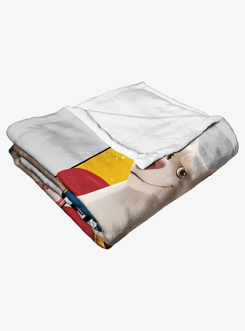 DC League Of Super-Pets Unite Silk Touch Throw Blanket