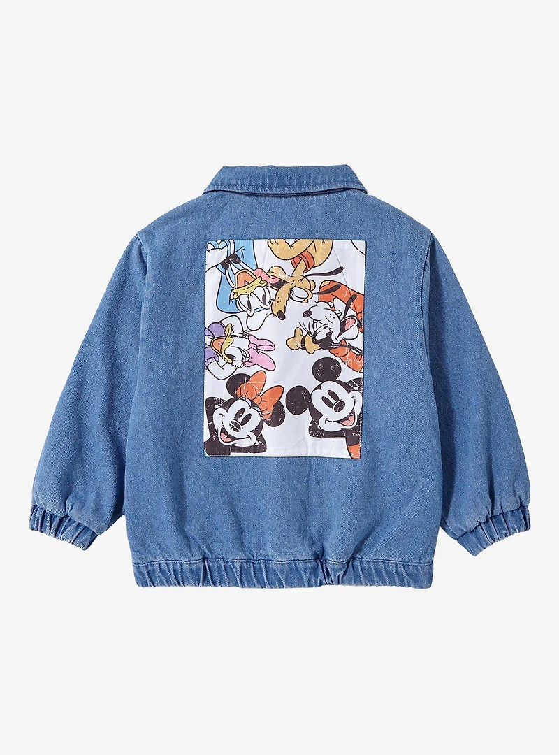 Disney Mickey and Friends Autograph Denim Toddler Jacket — BoxLunch Exclusive