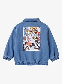Disney Mickey and Friends Autograph Denim Toddler Jacket — BoxLunch Exclusive