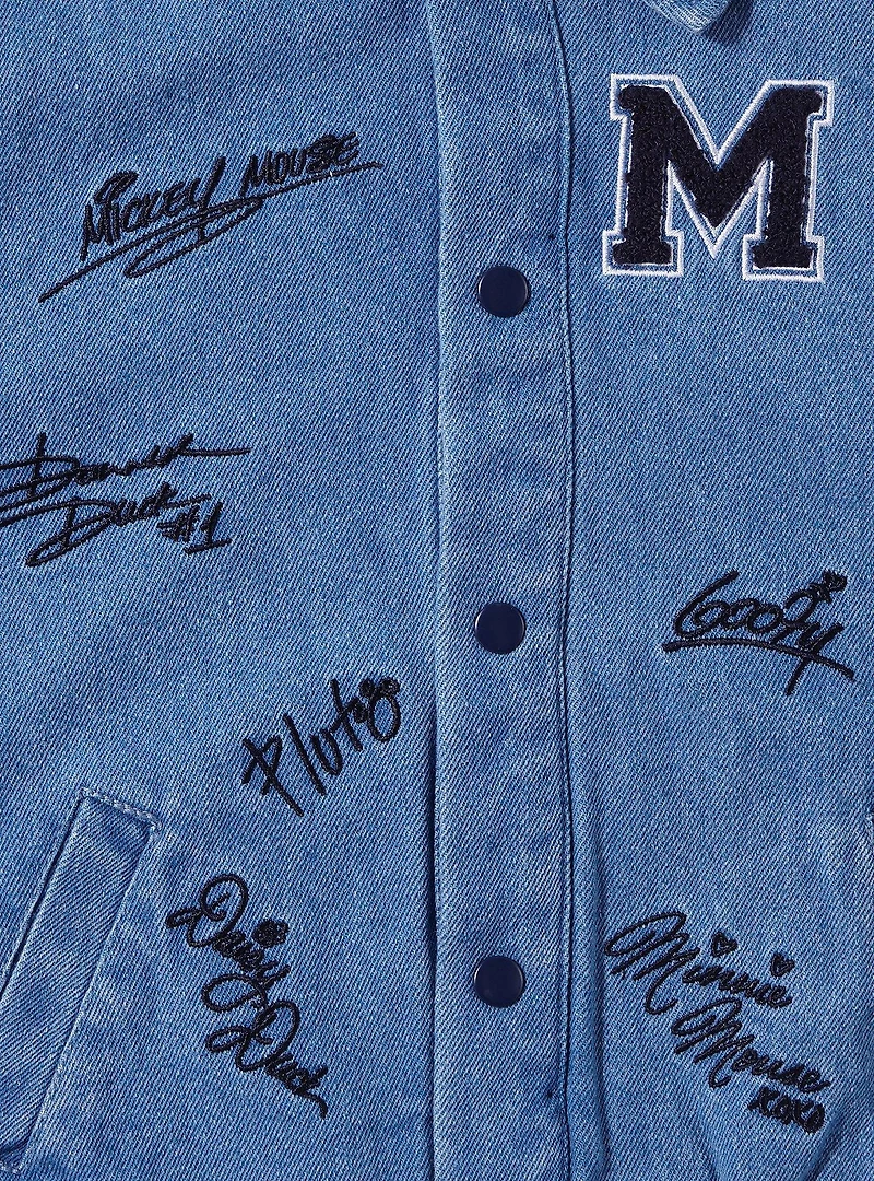 Disney Mickey and Friends Autograph Denim Toddler Jacket — BoxLunch Exclusive