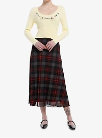 Sweet Society Can't Frolic With Us Deer Girls Long-Sleeve Sweater