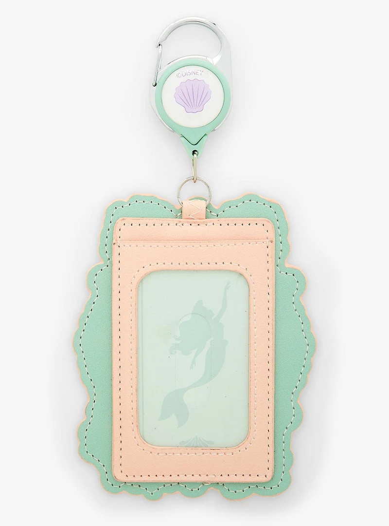 Disney The Little Mermaid Ariel Floral Frame Retractable Lanyard - BoxLunch Exclusive