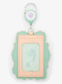 Disney The Little Mermaid Ariel Floral Frame Retractable Lanyard - BoxLunch Exclusive