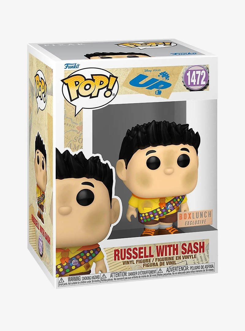 Funko Pop! Disney Pixar Up Russell with Sash Vinyl Figure — BoxLunch Exclusive