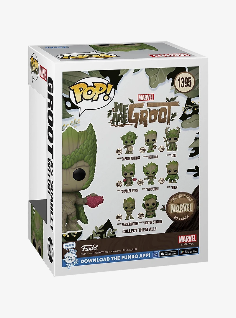 Funko Pop! Marvel 85th Anniversary We Are Groot Groot as Scarlet Witch Vinyl Bobblehead Figure