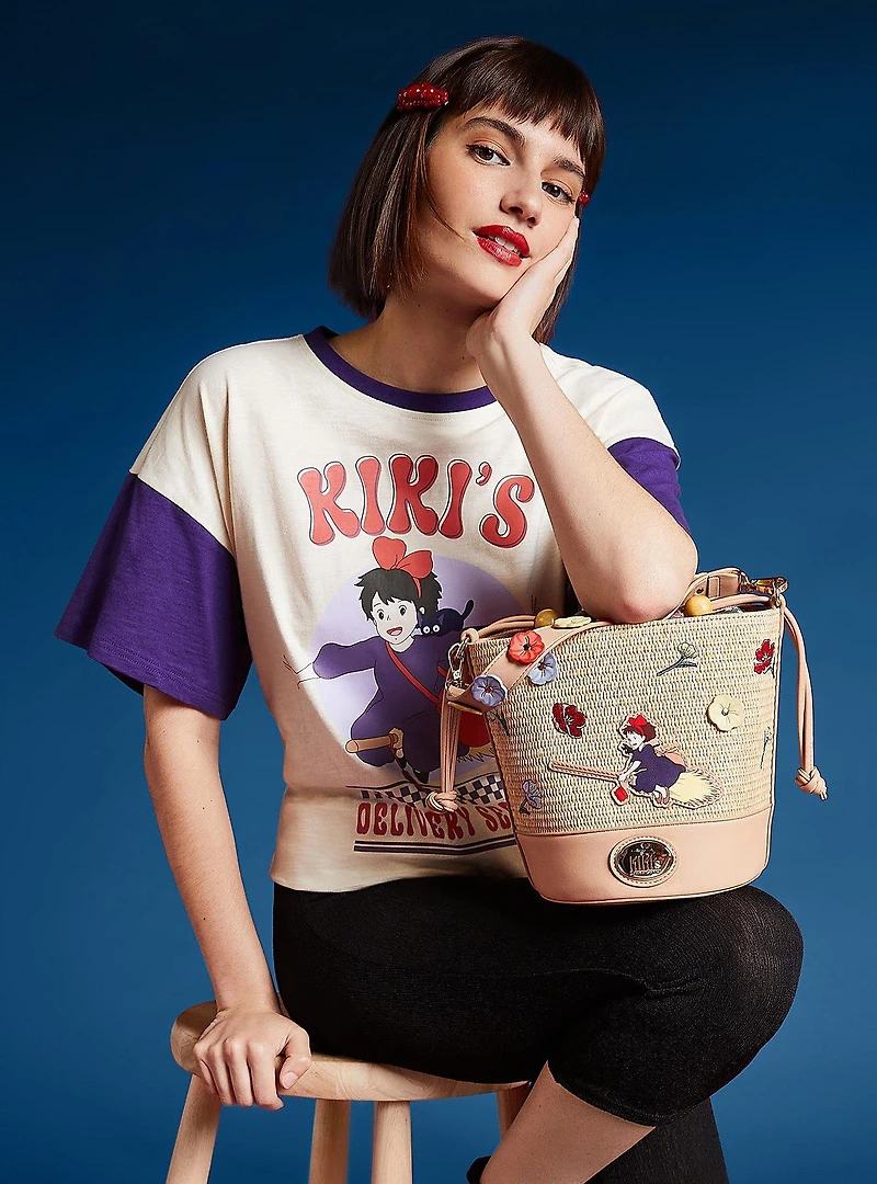 Our Universe Studio Ghibli Kiki's Delivery Service Basket Crossbody Bag — BoxLunch Exclusive