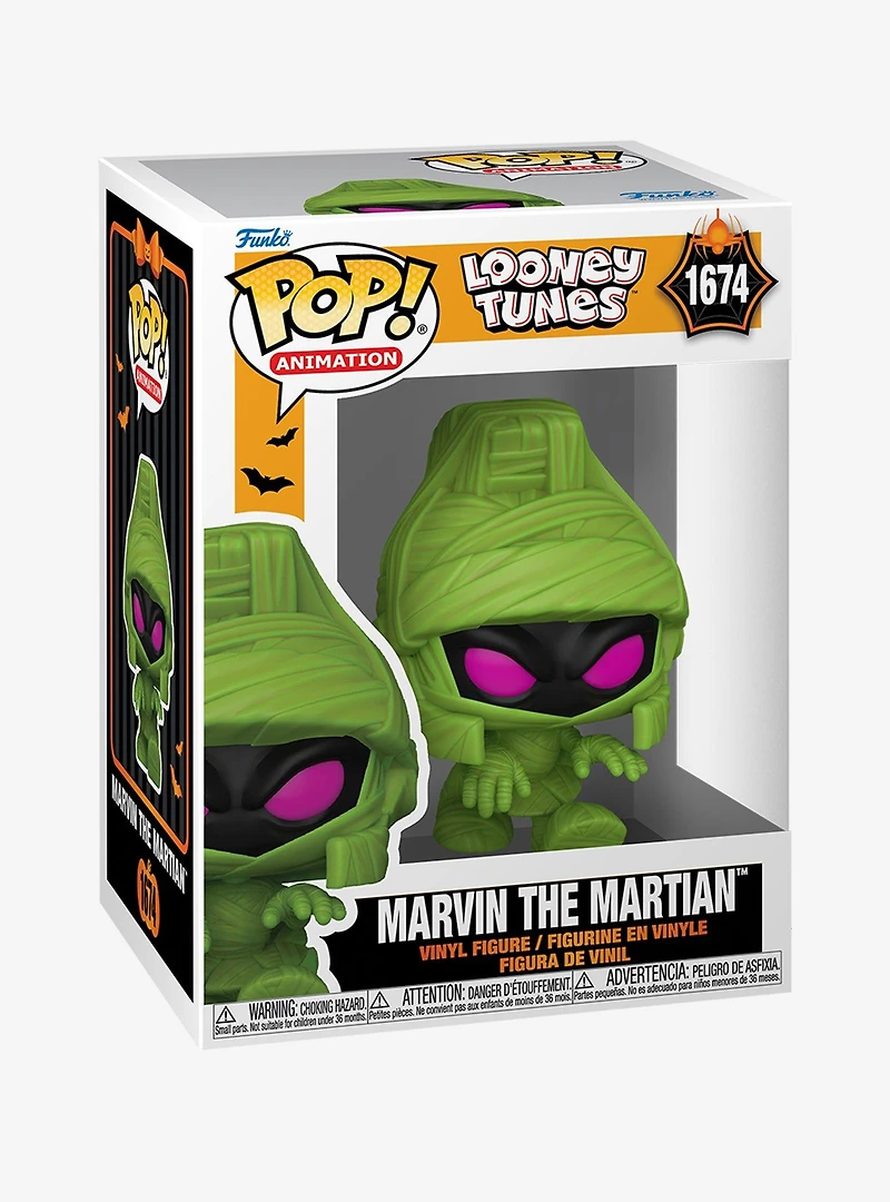 Funko Pop! Animation Warner Bros. Looney Tunes Marvin the Martian Mummy Costume Vinyl Figure
