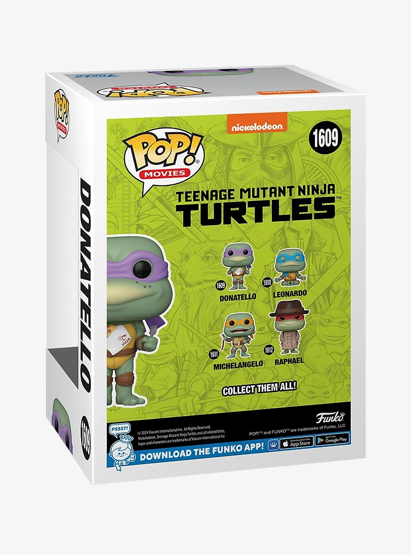 Funko Pop! Movies Nickelodeon Teenage Mutant Ninja Turtles Donatello Vinyl Figure