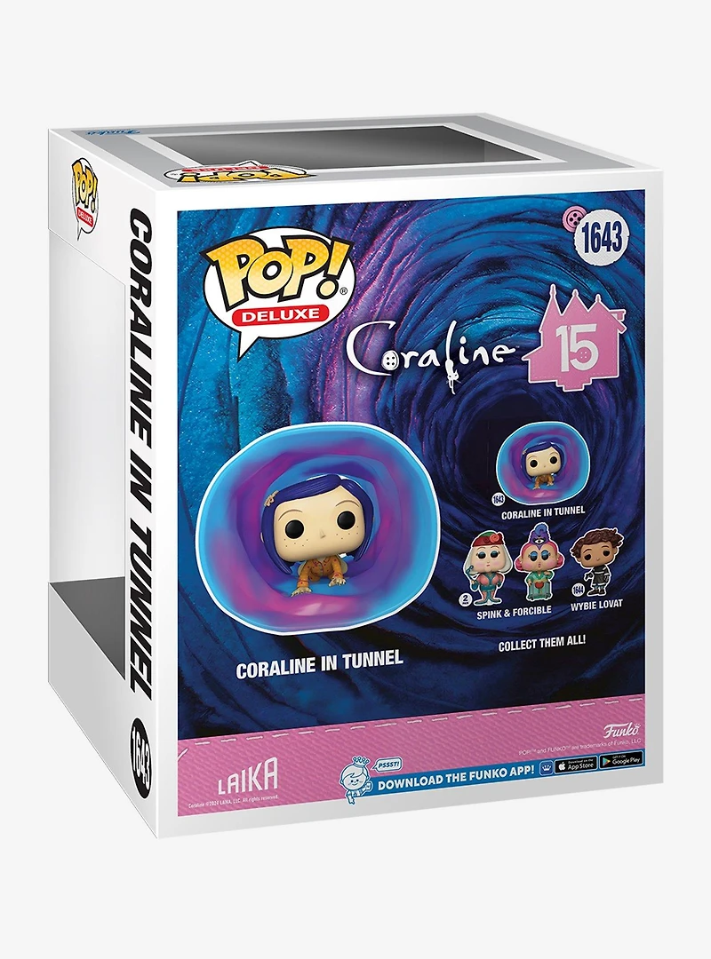 Funko Pop! Deluxe Coraline 15th Anniversary Coraline in Tunnel Vinyl Figure