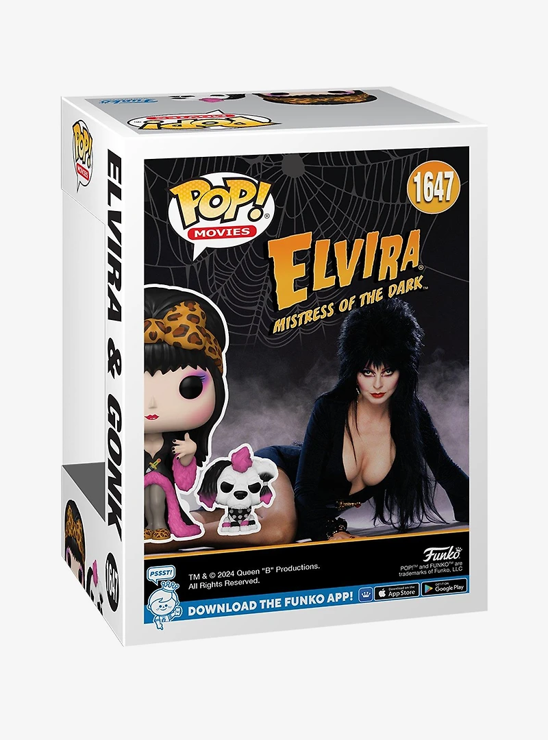Funko Pop! Movies Elvira: Mistress of the Dark Elvira & Gonk Vinyl Figure