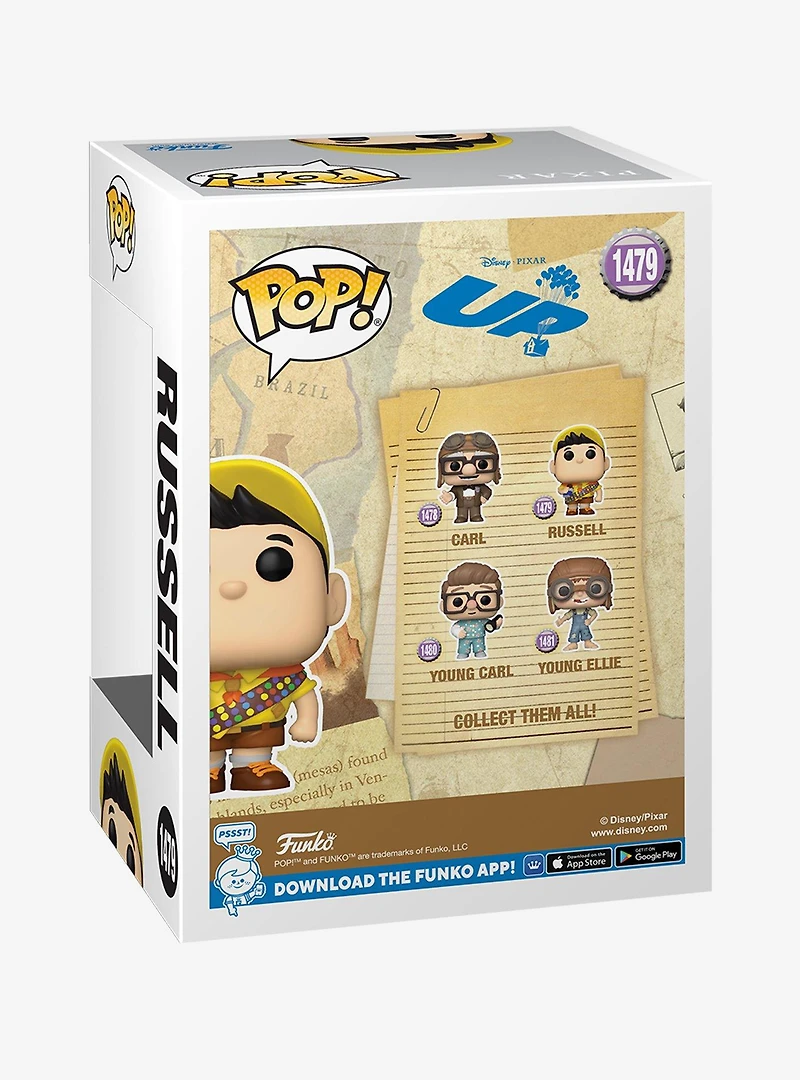 Funko Pop! Disney Pixar Up Russell Vinyl Figure