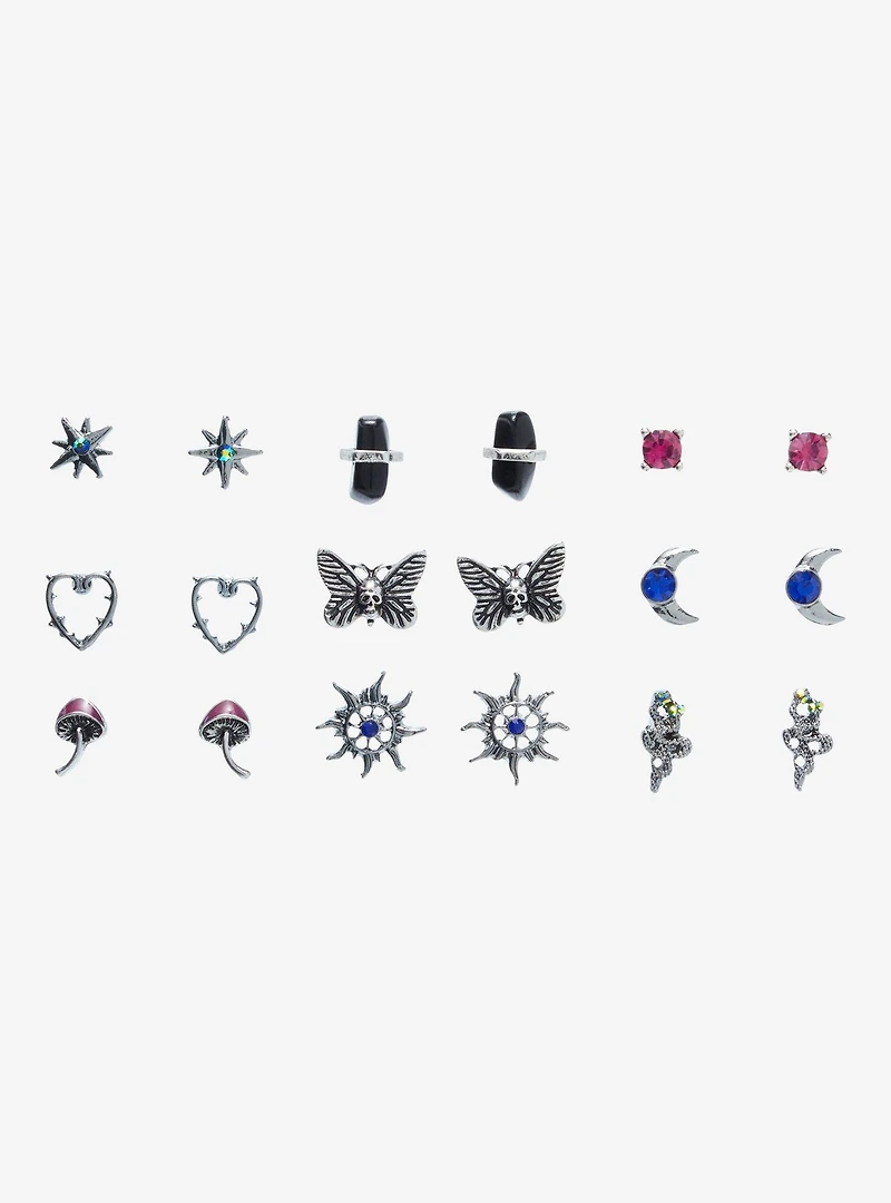 Cosmic Aura Witchy Celestial Creature Earring Set
