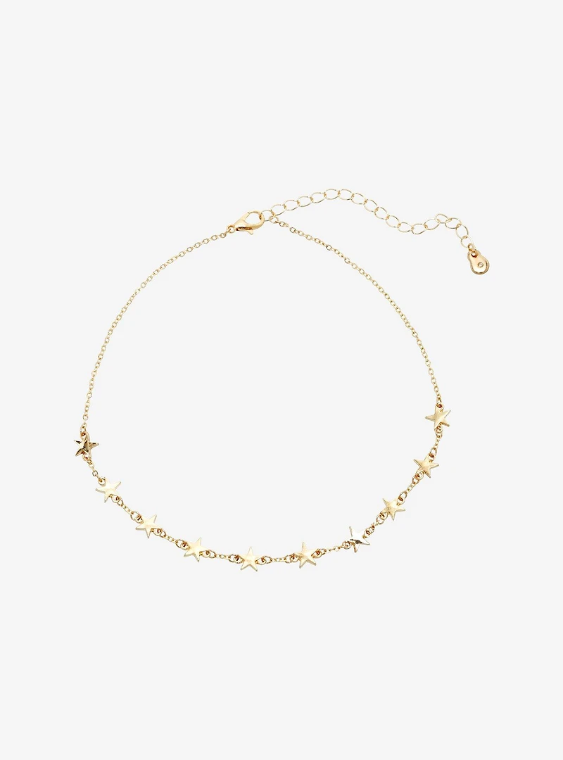 Thorn & Fable Mushroom Star Choker Necklace Set