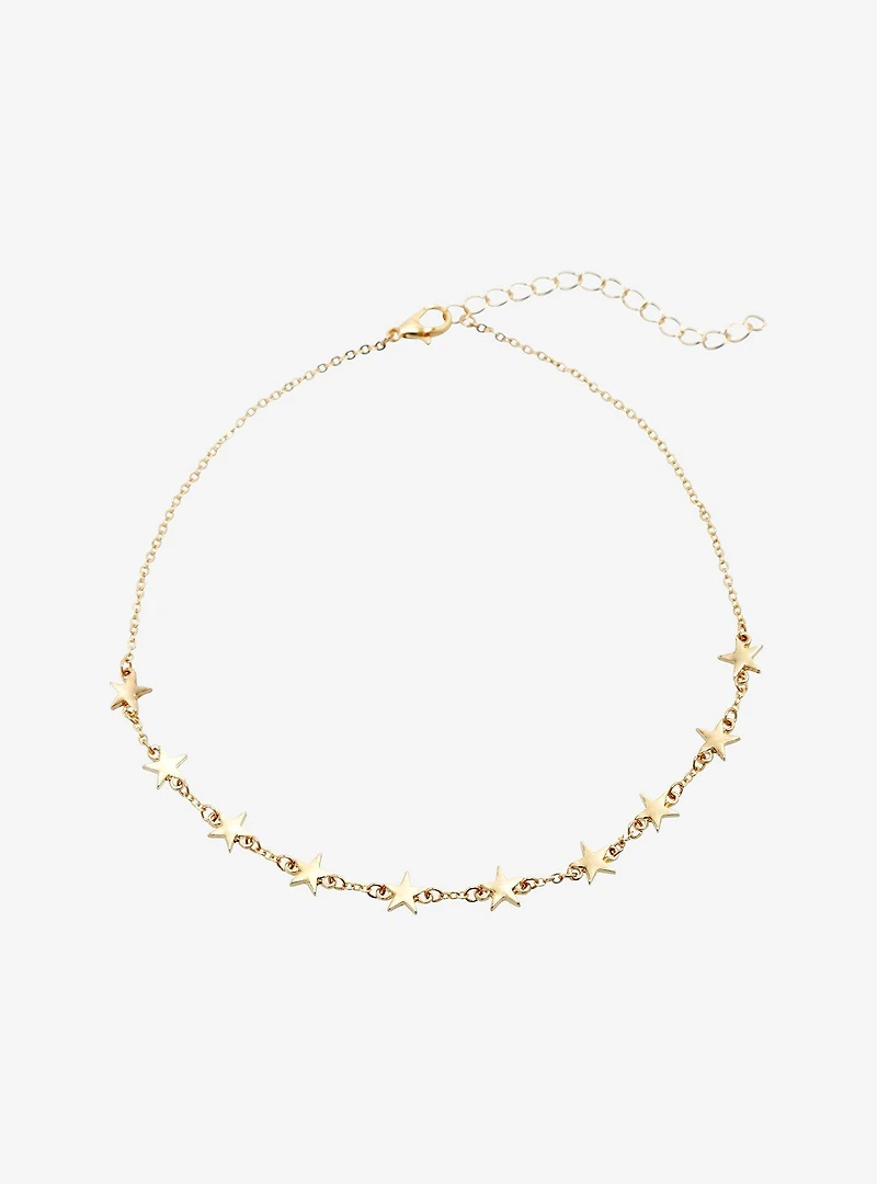 Thorn & Fable Mushroom Star Choker Necklace Set